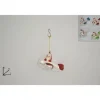 Addobbo Appendino Aereo Di Vetro Con Babbo Natale 8X9X7 Cm