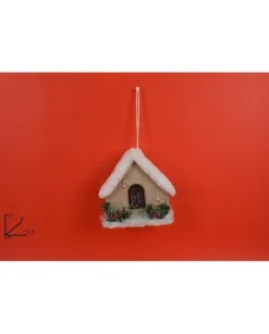 Addobbo Appendino Casetta 17X8X15,5 Cm Per Albero Di Natale