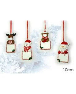 Addobbo Appendino Per Albero Con Lavagnetta 10 Cm