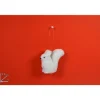 Addobbo Appendino Scoiattolo Bianco 10,5X5,5X11 Cm