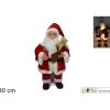 Babbo Natale Che Scrive Con Luci E Movimenti 80 Cm