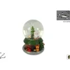 Carillon Ampolla Con Babbo Natale E Scenario 16 Cm
