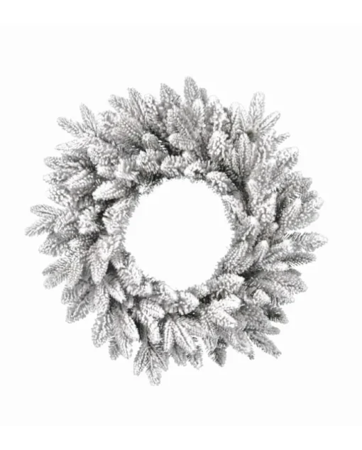 Corona Ghirlanda Innevata Ambassador 60 Cm 84 Tips