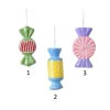 Decoro Caramella Glitter In 3 Varianti