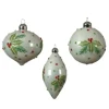 Pallina Sfera In Vetro, Con Strass 8 Cm
