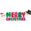 Palloncino Mylar Festone Merry Christimas 104X40Cm