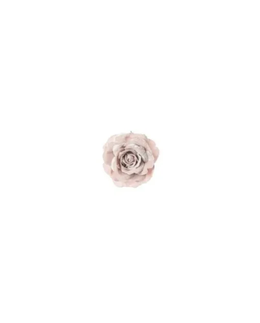 Pick Rosa Deluxe Velvet 17Cm Rosa Per Decorazioni Natalizie