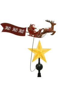Puntale Per Albero Di Natale Con Renna In Movimento