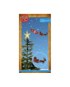 Puntale Per Albero Di Natale Con Renna In Movimento