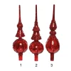 Puntale Rosso Glitterato Ancicato 31 Cm