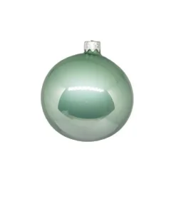 1Pz Pallina Sfera Di Vetro Liscia 80Mm Per Albero Di Natale Tiffany