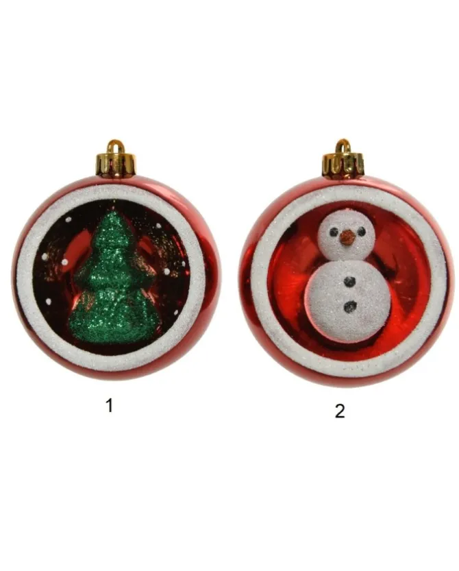 Sfera Pallina In Plastica 2 Modelli Assortiti