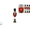 Soldato Schiaccianoci Rosso Con Strumenti L9 P7,6 H30 Cm
